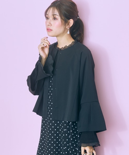 marun(マルン)の「<大きいサイズ>カットジャージーキャミワンピース marun(ワンピース・レディース・ブラック/ホワイト系/ブラック系・L/LL/3L/4L/5L)」の8枚目の写真