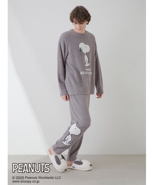 【PEANUTS】ベビモコジャガード　ペアセット ジェラートピケ gelato pique 【PEANUTS】ベビモコジャガード