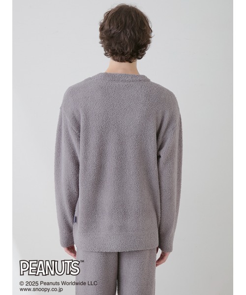 ジェラートピケ スヌーピー ベビモコジャガードプルオーバー&ロングパンツ gelato pique（ジェラートピケ）の「【PEANUTS】【HOMME】ベビモコ