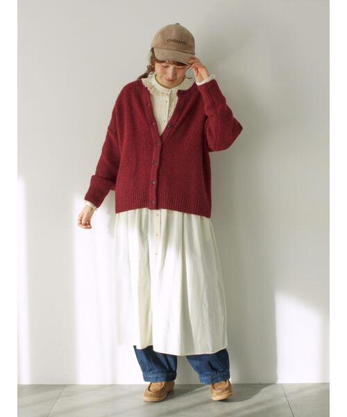 Samansa Mos2（サマンサ モスモス）の「【S/Mサイズ】パッチワークレースワンピース（ワンピース・レディース・ブラック/モカ/オフホワイト・M/S）」の21枚目の写真