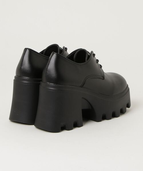 LOVEHUNTER(ラブハンター)の「LOVEHUNTER/+9.5cm 厚底 3ホールローカットシューズ(1697)(ドレスシューズ・レディース・ブラック系2/ブラック系1・S/M/L/LL)」の4枚目の写真