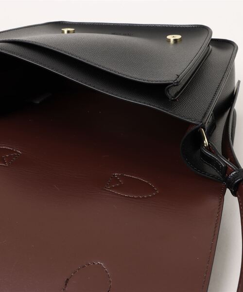 Legato Largo（レガートラルゴ）の「(LF)【Legato Largo】【たすかるっかばん】2ポケット サッチェル ショルダーバッグ（ショルダーバッグ・レディース・ライトグレー/バーガンディー/ブラック・ONE SIZE）」の6枚目の写真