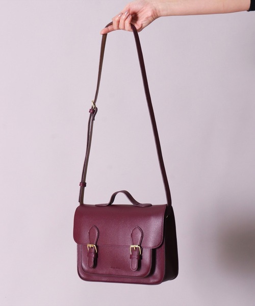 Legato Largo（レガートラルゴ）の「(LF)【Legato Largo】【たすかるっかばん】2ポケット サッチェル ショルダーバッグ（ショルダーバッグ・レディース・ライトグレー/バーガンディー/ブラック・ONE SIZE）」の17枚目の写真