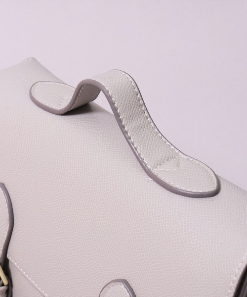 Legato Largo（レガートラルゴ）の「(LF)【Legato Largo】【たすかるっかばん】2ポケット サッチェル ショルダーバッグ（ショルダーバッグ・レディース・ライトグレー/バーガンディー/ブラック・ONE SIZE）」の15枚目の写真