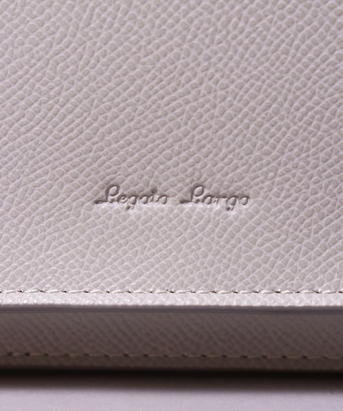 Legato Largo（レガートラルゴ）の「(LF)【Legato Largo】【たすかるっかばん】2ポケット サッチェル ショルダーバッグ（ショルダーバッグ・レディース・ライトグレー/バーガンディー/ブラック・ONE SIZE）」の13枚目の写真