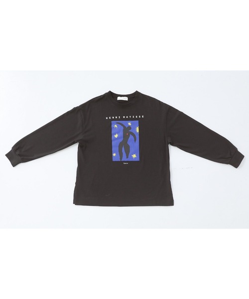 n'OrLABEL（ノアールレーベル）の「『絵画プリントロンT』（Tシャツ/カットソー・レディース・ホワイト/ブラック/ホワイト系その他・1/2）」の19枚目の写真