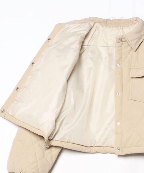 LETee(レティー)の「軽くて暖かい中綿ジャケット(その他アウター・レディース・ホワイト/ベージュ/ブラック/ブラウン・FREE)」の12枚目の写真