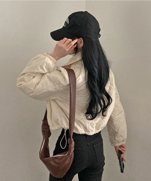 LETee(レティー)の「軽くて暖かい中綿ジャケット(その他アウター・レディース・ホワイト/ベージュ/ブラック/ブラウン・FREE)」の8枚目の写真