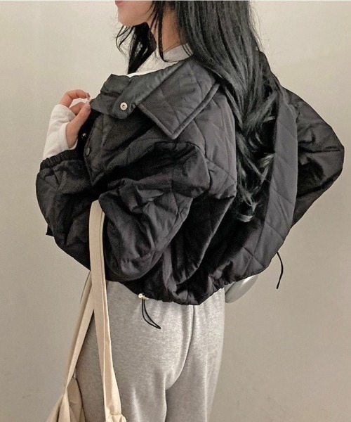 LETee(レティー)の「軽くて暖かい中綿ジャケット(その他アウター・レディース・ホワイト/ベージュ/ブラック/ブラウン・FREE)」の16枚目の写真