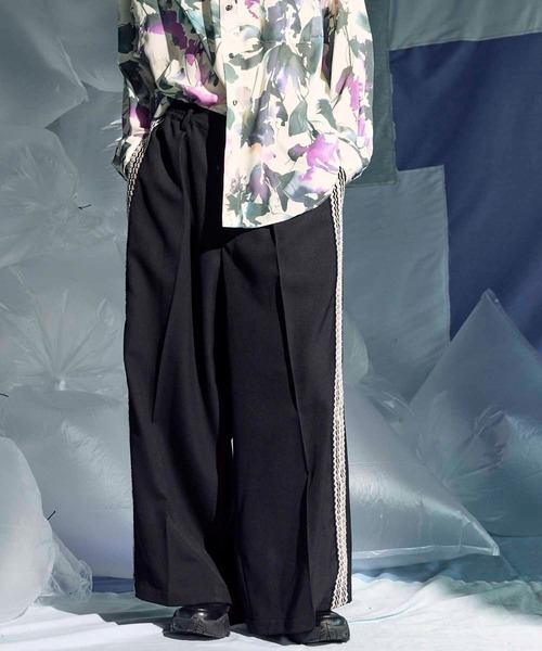 UNISEX》Prime-Wide Side Line Baggy Pants/プライムワイドサイド