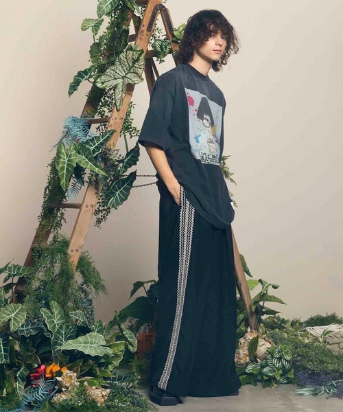 メゾンスペシャル　プライムワイドサイドラインバギーパンツ メゾンスペシャル プライムワイドサイドラインバギーパンツ MAISON