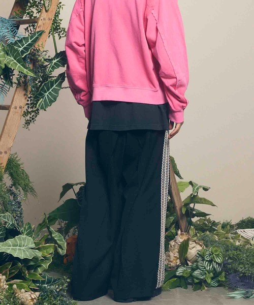 メゾンスペシャル　プライムワイドサイドラインバギーパンツ UNISEX》Prime-Wide Side Line Baggy Pants/プライムワイドサイド