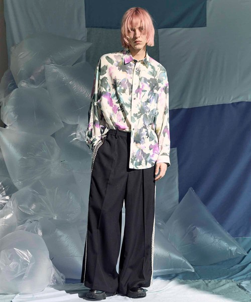 メゾンスペシャル　プライムワイドサイドラインバギーパンツ UNISEX》Prime-Wide Side Line Baggy Pants/プライムワイドサイド