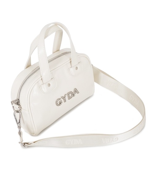 GYDA（ジェイダ）の「【WEB限定商品】GYDA(ジェイダ) 2WAYミニボストンバッグ GY-B295 ラインストーンロゴ（ボストンバッグ・レディース・ライトブルー/アイボリー/ブラック/ブルー・FREE）」の10枚目の写真