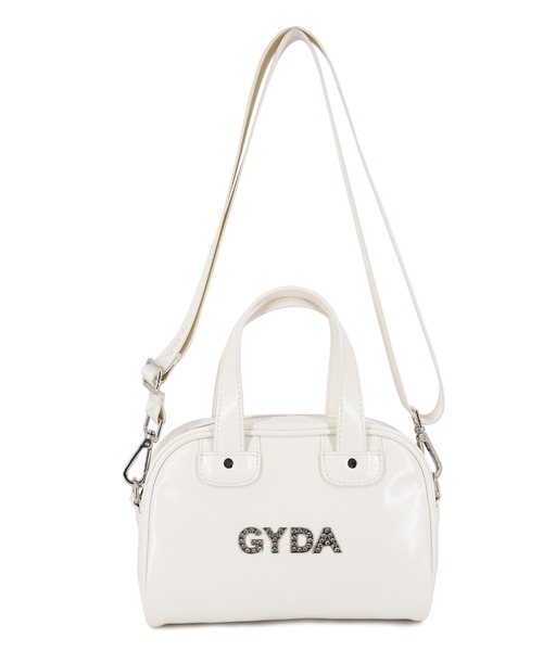 GYDA（ジェイダ）の「【WEB限定商品】GYDA(ジェイダ) 2WAYミニボストンバッグ GY-B295 ラインストーンロゴ（ボストンバッグ・レディース・ライトブルー/アイボリー/ブラック/ブルー・FREE）」の11枚目の写真