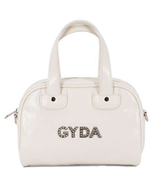 GYDA（ジェイダ）の「【WEB限定商品】GYDA(ジェイダ) 2WAYミニボストンバッグ GY-B295 ラインストーンロゴ（ボストンバッグ・レディース・ライトブルー/アイボリー/ブラック/ブルー・FREE）」の5枚目の写真