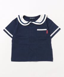 Moujonjon | セーラー衿半袖Ｔシャツ(ポロシャツ)