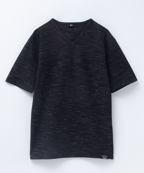 Mossimo（モッシモ）の「MOSSIMO ハニカムVネックT（Tシャツ/カットソー・メンズ・ホワイト/ブラック・XL/L/M/S）」の2枚目の写真