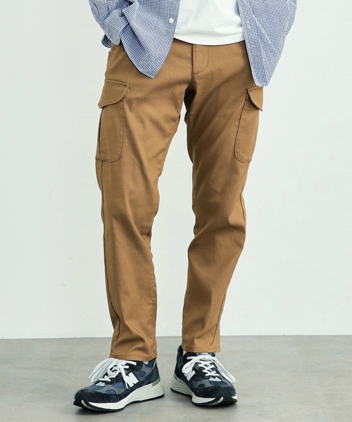 EDWIN（エドウィン）の「EDWIN エドウィン ジャージーズ スリムカーゴパンツ（カーゴパンツ・メンズ・ベージュ/グリーン系その他/ブラック系その他・X-LARGE/SMALL/MEDIUM/LARGE）」の3枚目の写真