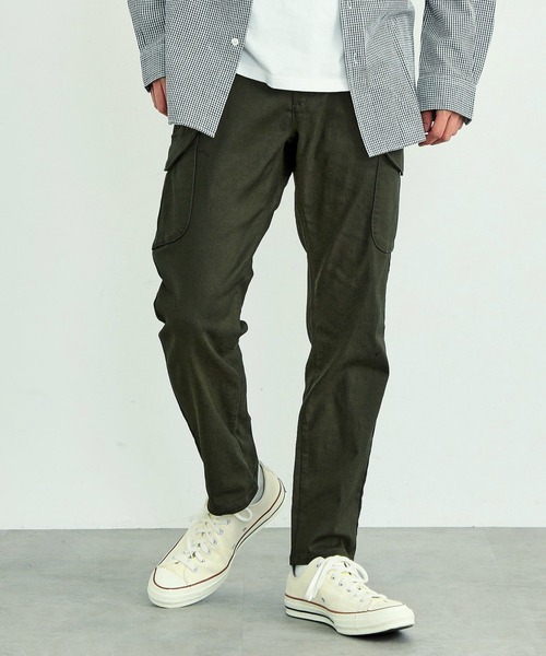 EDWIN（エドウィン）の「EDWIN エドウィン ジャージーズ スリムカーゴパンツ（カーゴパンツ・メンズ・ベージュ/グリーン系その他/ブラック系その他・X-LARGE/SMALL/MEDIUM/LARGE）」の7枚目の写真