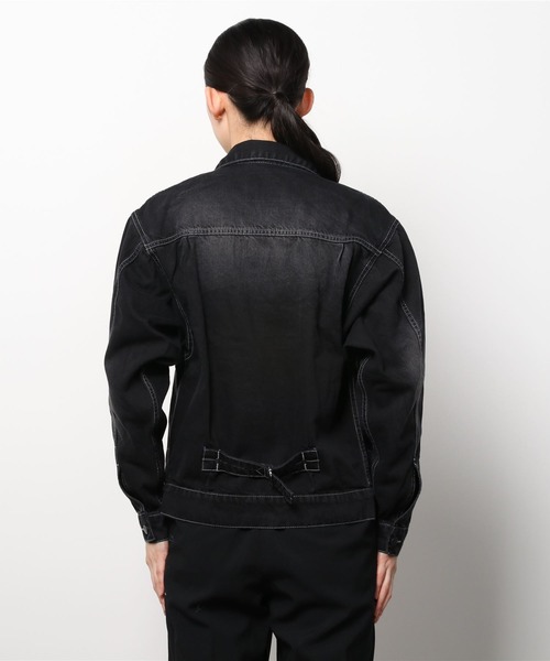 London Denim(ロンドンデニム)の「London Denim (Penge) Oversize Loose Denim Jacket(デニムジャケット・レディース・ブラック系その他/グレー系その他・L/M/S)」の15枚目の写真