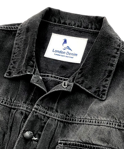 London Denim(ロンドンデニム)の「London Denim (Penge) Oversize Loose Denim Jacket(デニムジャケット・レディース・ブラック系その他/グレー系その他・L/M/S)」の17枚目の写真