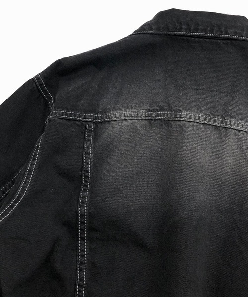 London Denim(ロンドンデニム)の「London Denim (Penge) Oversize Loose Denim Jacket(デニムジャケット・レディース・ブラック系その他/グレー系その他・L/M/S)」の22枚目の写真