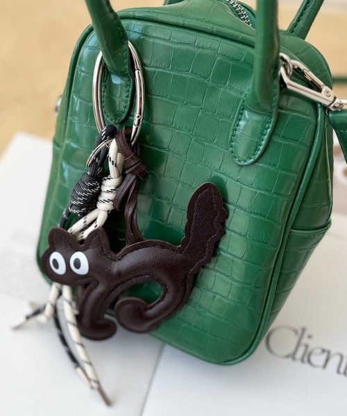 NOLITA LABORATORY(ノリータラボラトリー)の「【 NOLITA / ノリータ 】バッグチャーム カラビナ ネコ ロープストラップ キーリング キーホルダー ブラック ブラウン ベージュ 猫 マスコット(チャーム・レディース・ブラック/ベージュ/ブラウン・FREE)」の7枚目の写真