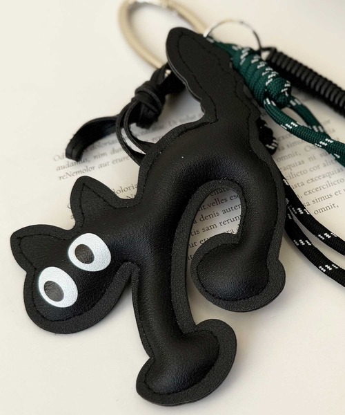NOLITA LABORATORY(ノリータラボラトリー)の「【 NOLITA / ノリータ 】バッグチャーム カラビナ ネコ ロープストラップ キーリング キーホルダー ブラック ブラウン ベージュ 猫 マスコット(チャーム・レディース・ブラック/ベージュ/ブラウン・FREE)」の9枚目の写真