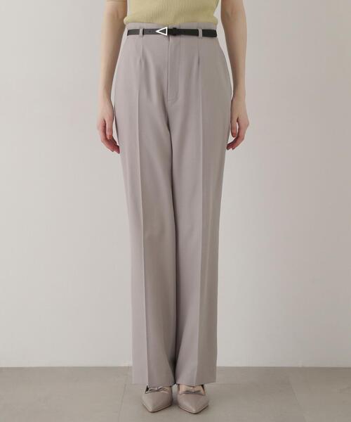 PROPORTION BODY DRESSING(プロポーションボディドレッシング)の「センタープレスストレートパンツ / 1215130302(その他パンツ・レディース・ベージュ/グレー・SMALL/MEDIUM)」の9枚目の写真