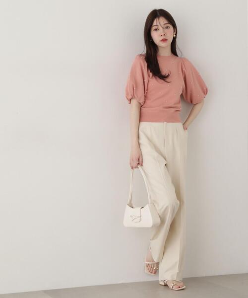 PROPORTION BODY DRESSING(プロポーションボディドレッシング)の「センタープレスストレートパンツ / 1215130302(その他パンツ・レディース・ベージュ/グレー・SMALL/MEDIUM)」の19枚目の写真