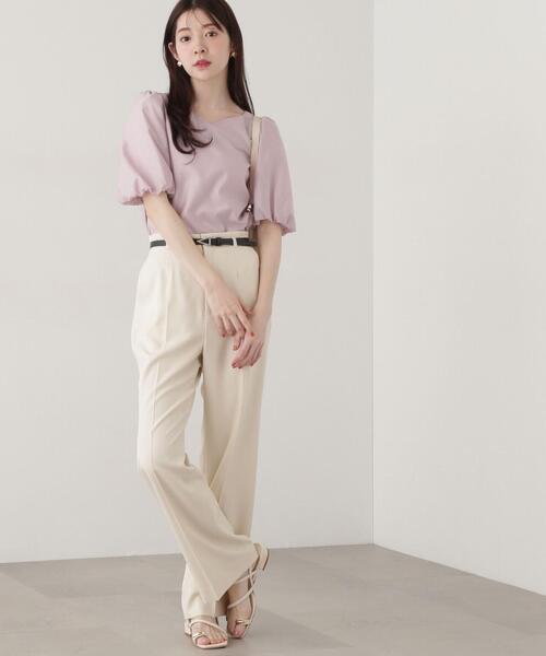 PROPORTION BODY DRESSING(プロポーションボディドレッシング)の「センタープレスストレートパンツ / 1215130302(その他パンツ・レディース・ベージュ/グレー・SMALL/MEDIUM)」の22枚目の写真