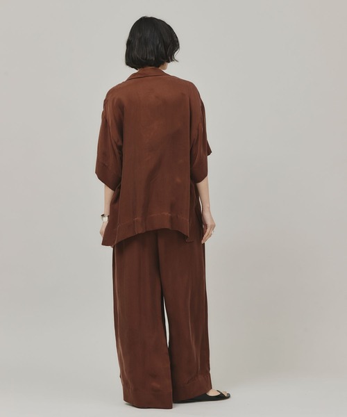 Curensology ベロアドロストパンツ　黒 Curensology｜ベロアドロストパンツ | Rakuten Fashion(楽天