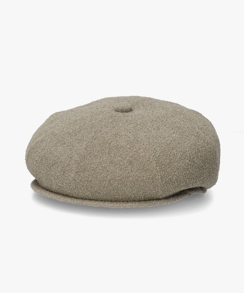 KANGOL（カンゴール）の「KANGOL BERMUDA HAWKER / カンゴール（キャスケット・レディース・ブラック/ライトグレー・MEDIUM/LARGE/X-LARGE）」の2枚目の写真