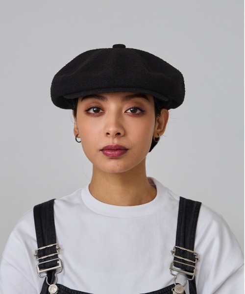 KANGOL（カンゴール）の「KANGOL BERMUDA HAWKER / カンゴール（キャスケット・レディース・ブラック/ライトグレー・MEDIUM/LARGE/X-LARGE）」の17枚目の写真