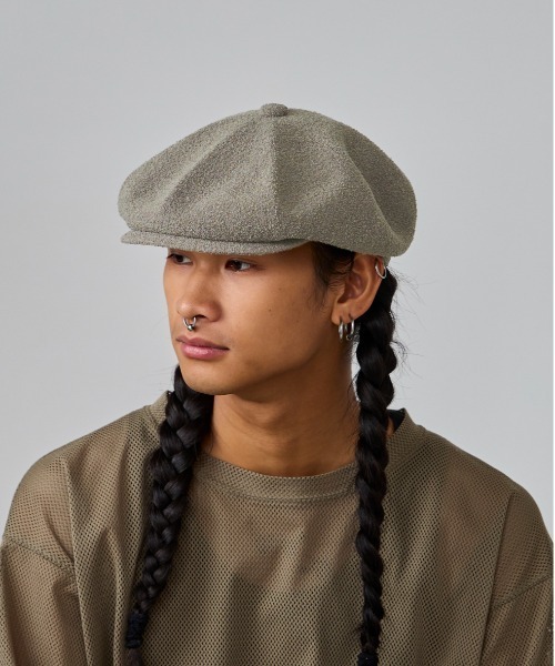 KANGOL（カンゴール）の「KANGOL BERMUDA HAWKER / カンゴール（キャスケット・レディース・ブラック/ライトグレー・MEDIUM/LARGE/X-LARGE）」の10枚目の写真