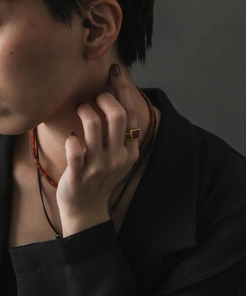 SMELLY（スメリー）の「SMELLY so’　square carnelian ring（リング・レディース・ゴールド系その他・11）」の5枚目の写真