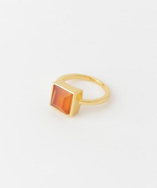 SMELLY（スメリー）の「SMELLY so’　square carnelian ring（リング・レディース・ゴールド系その他・11）」の9枚目の写真