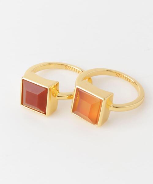 SMELLY（スメリー）の「SMELLY so’　square carnelian ring（リング・レディース・ゴールド系その他・11）」の12枚目の写真