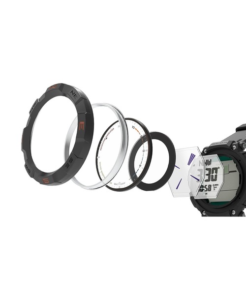 PRO TREK（プロトレック）の「Climber Line / タフソーラー / PRG-340L-5JF（デジタル腕時計・メンズ・ブラウン・FREE）」の4枚目の写真