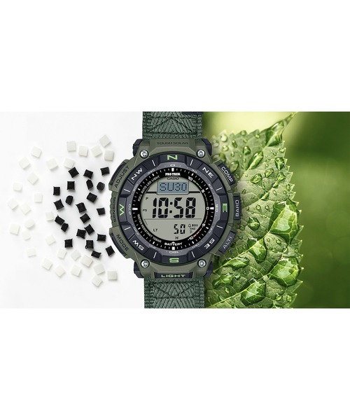 PRO TREK（プロトレック）の「Climber Line / タフソーラー / PRG-340L-5JF（デジタル腕時計・メンズ・ブラウン・FREE）」の5枚目の写真