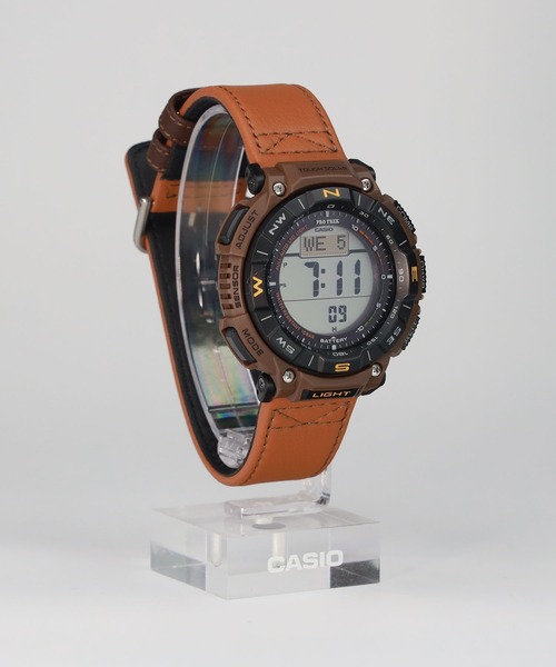 PRO TREK（プロトレック）の「Climber Line / タフソーラー / PRG-340L-5JF（デジタル腕時計・メンズ・ブラウン・FREE）」の11枚目の写真