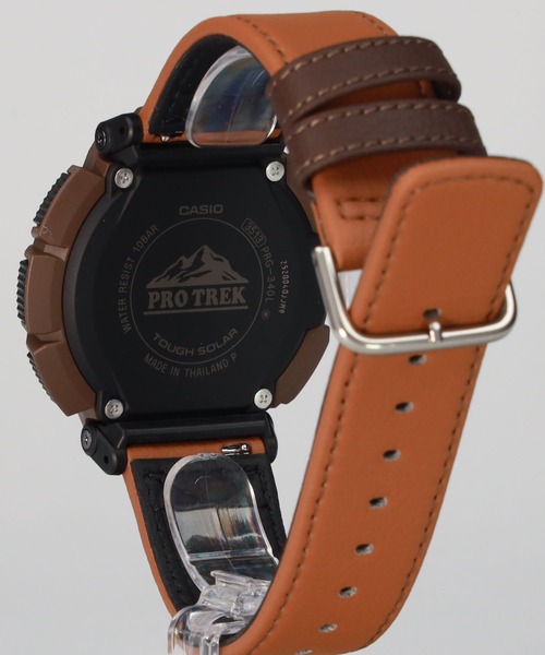 PRO TREK（プロトレック）の「Climber Line / タフソーラー / PRG-340L-5JF（デジタル腕時計・メンズ・ブラウン・FREE）」の14枚目の写真