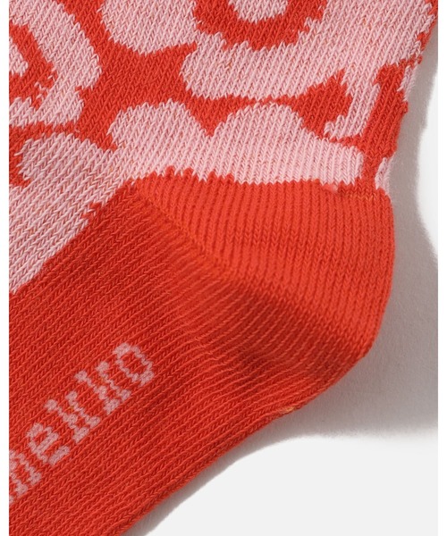 marimekko（マリメッコ）の「【Kids】Makeinen Unikko / Tone I socks（ソックス/靴下・キッズ・レッド/ダークグレー・19/22/25/28/31）」の6枚目の写真