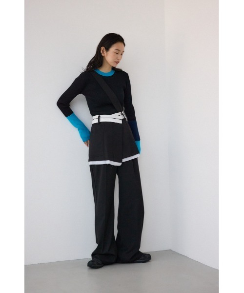 PLUS】ワンショルダーレイヤードパンツ（スラックス）｜PLUS（プラス