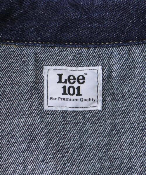 Lee(リー)の「別注Lee101 SHORT SHIRT(シャツ/ブラウス・レディース・ワンウォッシュ/インディゴブルー・FREE)」の13枚目の写真