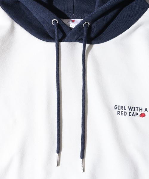 Red Cap Girl(レッドキャプガール)の「RED CAP GIRL 裏毛HOODIE(パーカー・メンズ・ネイビー/グレー/ブルー/ホワイト/ブラック・M/L/LL)」の12枚目の写真