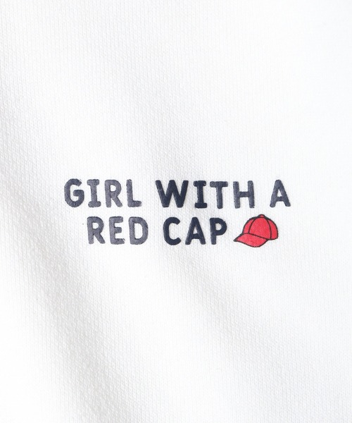 Red Cap Girl(レッドキャプガール)の「RED CAP GIRL 裏毛HOODIE(パーカー・メンズ・ネイビー/グレー/ブルー/ホワイト/ブラック・M/L/LL)」の13枚目の写真