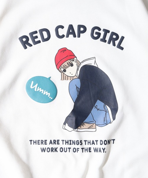 Red Cap Girl(レッドキャプガール)の「RED CAP GIRL 裏毛HOODIE(パーカー・メンズ・ネイビー/グレー/ブルー/ホワイト/ブラック・M/L/LL)」の18枚目の写真
