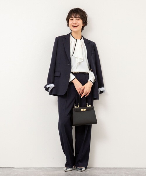 NOLLEY’S（ノーリーズ）の「ストレッチジョーゼットボウタイ風ブラウス（シャツ/ブラウス・レディース・オフホワイト/ホワイト系その他2・38/36）」の11枚目の写真